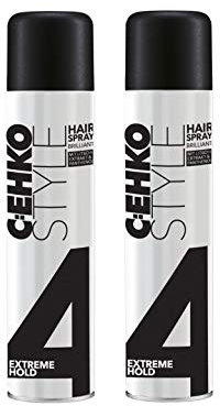 C:EHKO Hairspray Brilliant 400ml Haarspray (2 Stück)