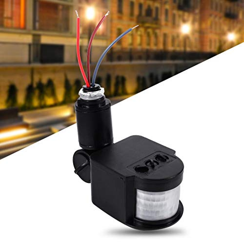 Kuuleyn Détecteur de Mouvement, 990~250V 180 degrés LED sécurité Infrarouge PIR détecteur de Mouvement détecteur de lumière Interrupteur Mural pour l'intérieur et l'extérieur