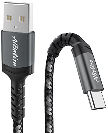 USB C Cable 1M Fast Charging,USB Type C Cable Fast Charger Cord Braided | Compatible with Samsung Galaxy S20 S10 S9 S8 S10E S21 S22 S23 Plus A21s A20e A12 A13 A32 A40 A51 A50,Huawei P30 P40,Sony,Oppo