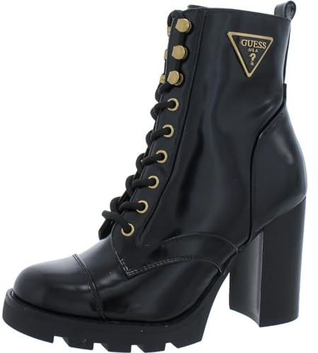 GUESS Women's Neadyn Ankle Boot, Schwarz 001, 38.5 EU