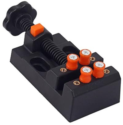Homoyoyo Mini Morsa Da Tavolo Regolabile Per Foratura Morsetto a Pressa Ad Apertura Rapida Per Gioielli Orologi Modellismo e Elettronica Strumento Compatto Per -da-te e Hobby