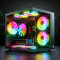 GameMachines HyperCube - Gaming PC - AMD Ryzen 7 5700X - GeForce RTX 4070-1TB SSD - 32GB DDR4 - WLAN - Win 11 Pro