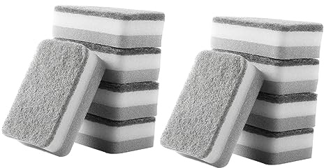Healvian 20pcs Scrub Sponge Dish Washing Sponge Practical for Dishes Bowl Scrubber for Tableware Cleaning