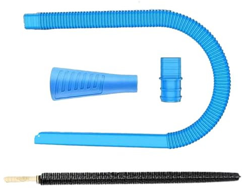 Dryer Vent Cleaner Kit, Flexible Vacuum Hose Attachment, Efficient Lint Remover Tool, Extra Long Reach, Standard Compatibility, 2-Piece Set, Ideal for Home, Laundry Rooms, Pet Hair Removal