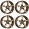 4x Dotz Felgen MarinaBay bronze 8.0Jx19 ET45 5x114.3 kompatibel mit KIA Carens Ceed E-Soul EV3 Niro Optima Pro Ceed Proceed Sorento Soul Sportage Venga Xceed