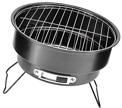 HANABASS Edelstahl Campinggrill Picknickgrill Langlebiger Tragbarer Grillofen Mit Abnehmbarem Grillrost Rostfrei Multifunktional Für Outdoor Kochen