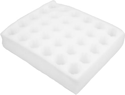 Ciieeo Contenitore per Uova in Epe 30-cell da Cucina Bianco Capacità Grande Protettivo Salvaspazio per Trasporto Sicuro e Conservazione