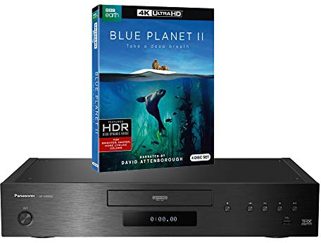 MULTIREGION Blu-ray Player Compatible with Panasonic DP-UB9000 MultiRegion Blu-ray Region A, B & C - DVD Regions 1-8 - Bundle Including Blue Planet 2 4K UHD Disc