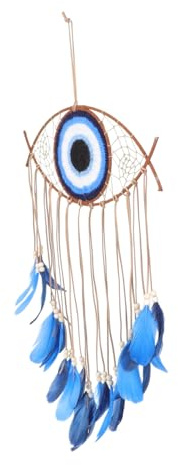 Ciieeo Adorno De Ojo Colgante De Pluma Delicado Decoración para Colgar La Pared De Dormitorio Elegante Colgante Hogar
