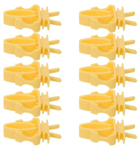Levemolo Pinzas para Comida de Loros 10 Piezas Soporte para Jaula de Pájaros Clip para Frutas y Verduras Accesorio para Alimentación de Periquitos Cacatúas Loros Grandes y Ninfas Uso