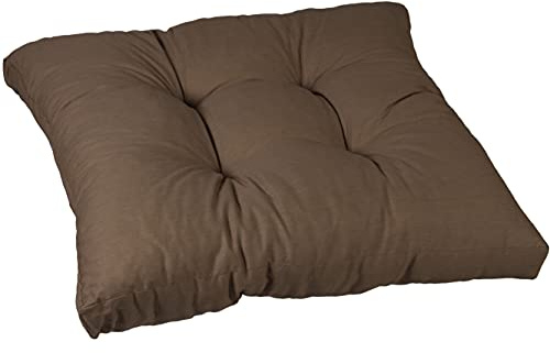 Beo Sitzkissen 50x50 cm wasserabweisend für Lounge Gartenmöbel | Made in EU Lounge-Kissen Sand | Stuhlkissen mit hoher Lichtechtigkeit - UV-Ausbleichschutz | Öko-Tex geprüft schadstofffrei