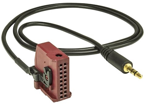 tomzz Audio 7557-001 AUX IN Adapter kompatibel mit VW MFD2 VW RNS2 Skoda Nexus Man auf 3 5mm Klinke