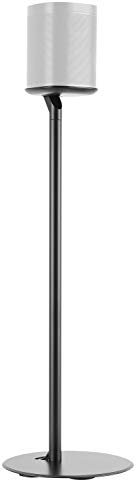RICOO Lautsprecherständer LH054-F 1er-Set mit Kabelmanagement Boxenständer für Sonos One, One SL & Play:1 Speaker Stand Lautsprecher Standfuß stabil Bodenhalterung