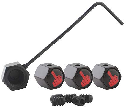 Qasim 4-teilige Ventilkappe - Metall-Reifenventil-Staubkappen für Auto, Fahrrad, Motorrad Reifenschaft Auto Rad Staubdichte Kappe