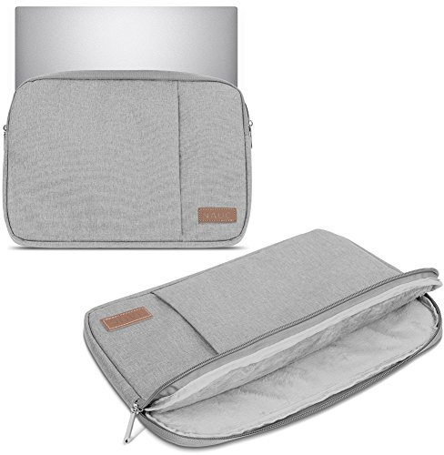Notebook Tasche kompatibel mit Samsung Galaxy Chromebook Go LTE 14 Zoll Hülle Schutzhülle Case Schutz Laptop Cover, Farbe:Grau