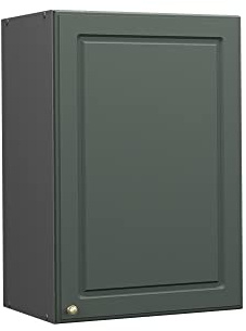 Vicco Hängeschrank Fame-Line, Grün-Gold Landhaus, 50 cm | MDF-Front · Soft-Close · 2 Einlegeböden · Metallgriffe · ✓ Praktischer Stauraum