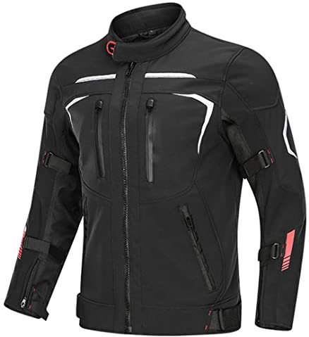 Hcclijo Wasserdichte Motorradjacke Hosen Anzug Herren Motocross Kälteschutz Reitbekleidung CE Armor