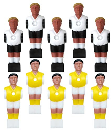 BESPORTBLE 10stücke Teiliges Tischfußball Spielerfiguren Langlebige Tischkicker Figuren Hochwertigem Kompatibel Mit Standard-tischfußballstangen Einfache Installation Für