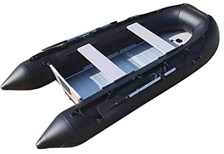 FJAUOQ Professional Schlauchboot Paddelboot für Personen Sportboot Ruderboot aufblasbares Boot Angelboot mit Aluboden,D,330x152cm