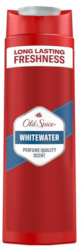 Old Spice Whitewater 3-in-1 Duschgel für Haar, Gesicht und Körper 400ml | langanhaltende Frische, Duft von Parfumqualität, Tiefenreinigung