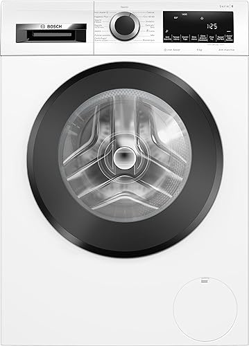 Bosch Elettrodomestici WGG144Z0IT Serie 6, Lavatrice a carica frontale, capacità 9 kg, 1400 rpm, Iron Assist: riduce le pieghe fino al 50%, sistema Anti macchia, Bianco, 60 cm