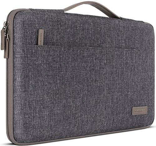 DOMISO 16 Zoll Wasserdicht Laptop Tasche Sleeve Case Notebook Hülle Schutzhülle für 16 Dell/HP Pavilion Envy/ThinkPad IdeaPad/ASUS Vivobook,Dunkelgrau, LP09-16B_DE