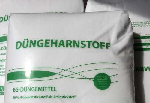 Heinrichs Agrar Düngeharnstoff Harnstoffdünger 46% N Stickstoff Harnstoff Rasendünger 1 kg