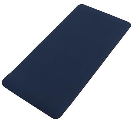 STOBOK Großes Doppelseitiges Mauspad 60x30cm Rutschfestes Tischschutz Gaming Mausmatte in Dunkelblau Und Orange Fürpc Und Laptop