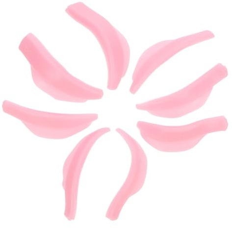 HAWILLOSCH 4 Paar Silikon Wimpernlifting Pads Silikon Wimperndauerwellen Werkzeug Silikonweich Handlich Passend Für Augenformen Wimpernverlängerung Und Dauerwelle