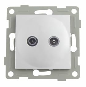 Amplificador de señal S-EMPOT, compatible con TV/FM/SAT, para optimizar recepción de señales y mejorar calidad de audio y video.