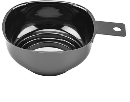 Embudo cuadrado reutilizable diseñado para verter fácilmente en tarros y recipientes hecho de metal apto para alimentos (negro)