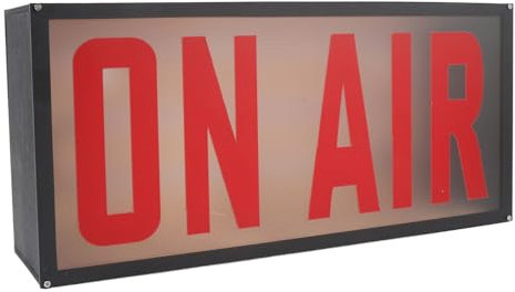 AUF Air Sign ED Light, 12 Farben AUF Air Light Schild Recording Zeichenstudio Warnschild USB Powered, Sending Warnschild für Heimstudio, Zoom Anrufe, Büro, Streaming