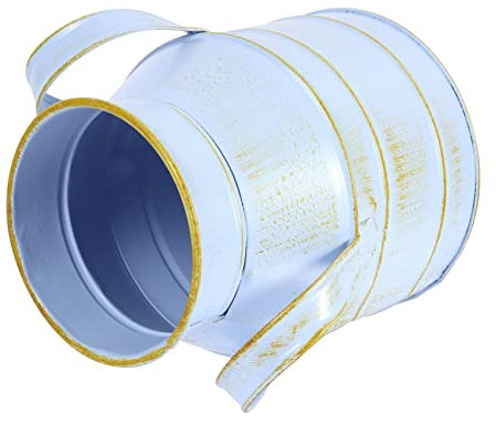 Cabilock Cubo De Flores De Hierro Jarrón Decorativo Práctico y Duradero para Decoración