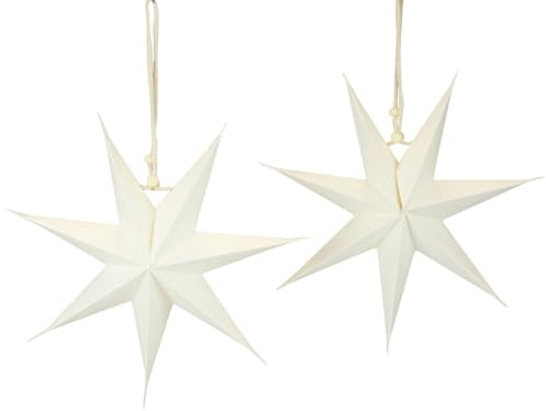 Weihnachtssterne Fensterdeko Papierstern Faltstern 20cm 4er Set, 4 Stück