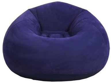 HFDJRWK Aufblasbarer Sitzsack-Sessel mit Cordstruktur, beflockter Stoff, aufblasbarer Loungesessel, faltbarer tragbarer Liegestuhl, Wohnzimmer/Schlafzimmer-Sofa