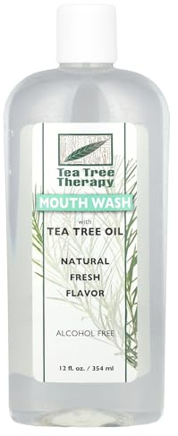 Tea Tree Mouthwash Alcohol Free-12 Ounce (3 Pack)