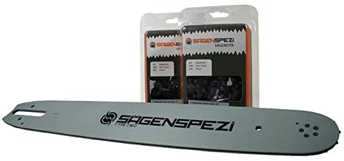Guide 45cm .325 1,6mm et 2 chaînes à Gouge carrée pour Stihl 028 AV Super 028AV