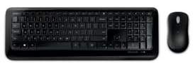 Microsoft – Wireless Desktop 850 – Ensemble clavier et souris sans fil avec récepteur USB – Clavier AZERTY français – Noir (PY9-00005)