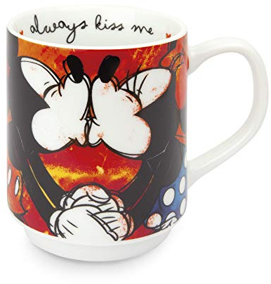 Egan PWM21I/S Mug, Modello Sweet Love, Porcellana, Rosso, 1 unità (Confezione da 1), 350 Millilitri
