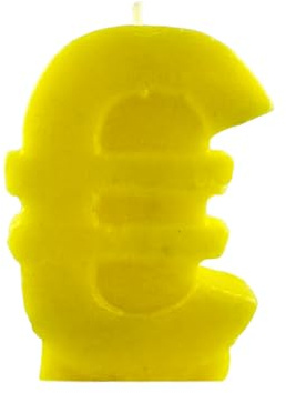 Aromasenses - Vela Euro Amarilla - Velas Esotéricas para rituales varias formas y colores - Fuerza - Vitalidad - Tumba Trabajos - Atar y Cortar Amarres - Rompe Traumas - Desarrollo Personal