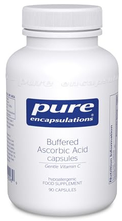 Pure Encapsulations Buffered Ascorbic Acid, 90 Capsules