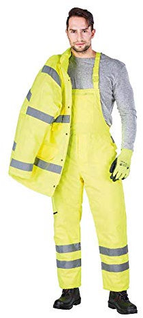 Reis S-VISYM Gefütterte Schutzlatzhose, Yellow, M Größe