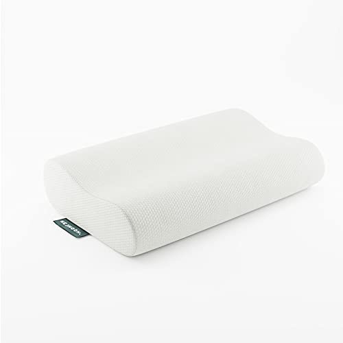 HEJMOON orthopädisches Seitenschläferkissen, Nackenstützkissen | extra ergonomisch durch Memory Viscoschaum | Kissenbezug waschbar und nachhaltig