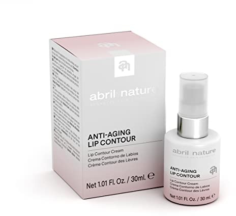 abril et nature | Lippencreme | Anti-Aging-Pflege mit Hyaluronsäure und Peptiden | Lippenkontur Anti-Aging | 30 ml | 100% vegan