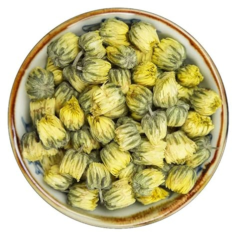 Té aromático de crisantemo y hierbas (verde, crudo)