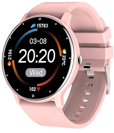 0.3inch Ultra Thin Smart Watch Fitness Tracker Pedometer with Heart Rate, Blood Pressure, Blood Oxygen and Sleep Monitoring Functions, Support Message Push Notification, Multiple OSD Languages