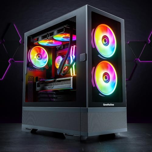 GameMachines Element ATX Gaming Gehäuse, inklusive 3 A-RGB Lüfter