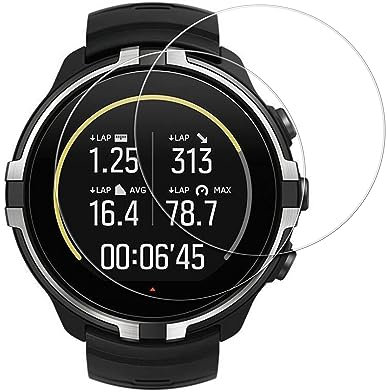 kwmobile 2X Protection écran Compatible avec Suunto 9/9 Baro/Spartan Sport Wrist HR Protection ecran - Set de vitre en Verre trempe Transparent pour Montre Fitness Tracker