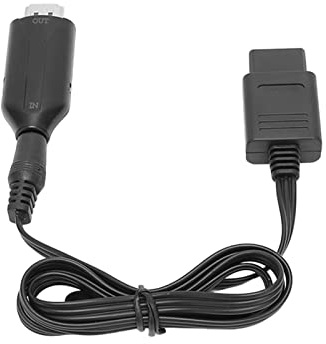 N64-zu-HDMI-Konverter-Adapter, HD-Link-Kabel N64 zu Einem Neuen HDMI-Fernseher für N64 Game Cube, Wandelt N64 NES-Spielvideosignal in HDMI-Signal um, Unterstützt N64, SNES, SFC,