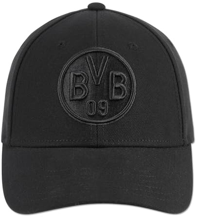 Dortmund BVB Cap Logo schwarz | Komplett schwarze BVB-Mütze